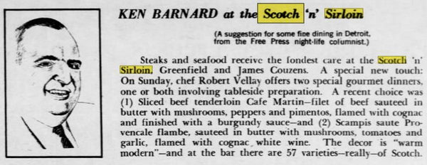 Scotch and Sirloin - May 1965 Review